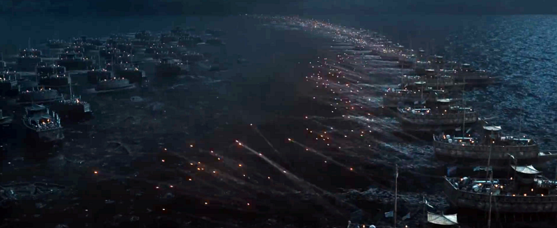 노량: 죽음의 바다 해상 전투 주요 장면