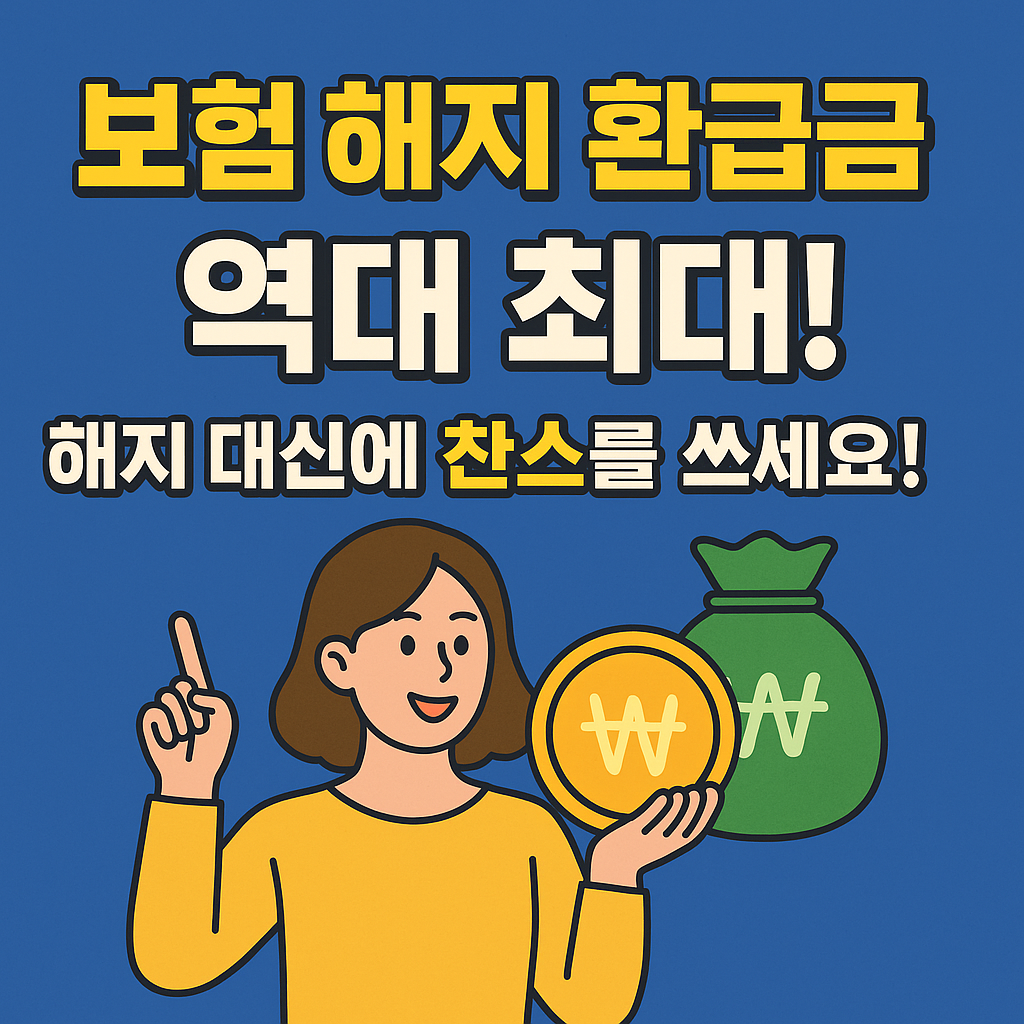 보험해지 대신 찬스를 쓰세요