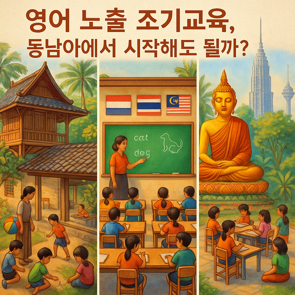영어 노출 조기교육, 동남아에서 시작해도 될까? 장단점 정리