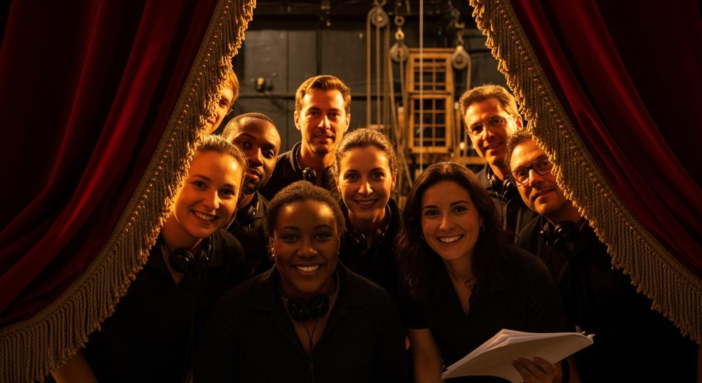 커튼뒤의 사람들