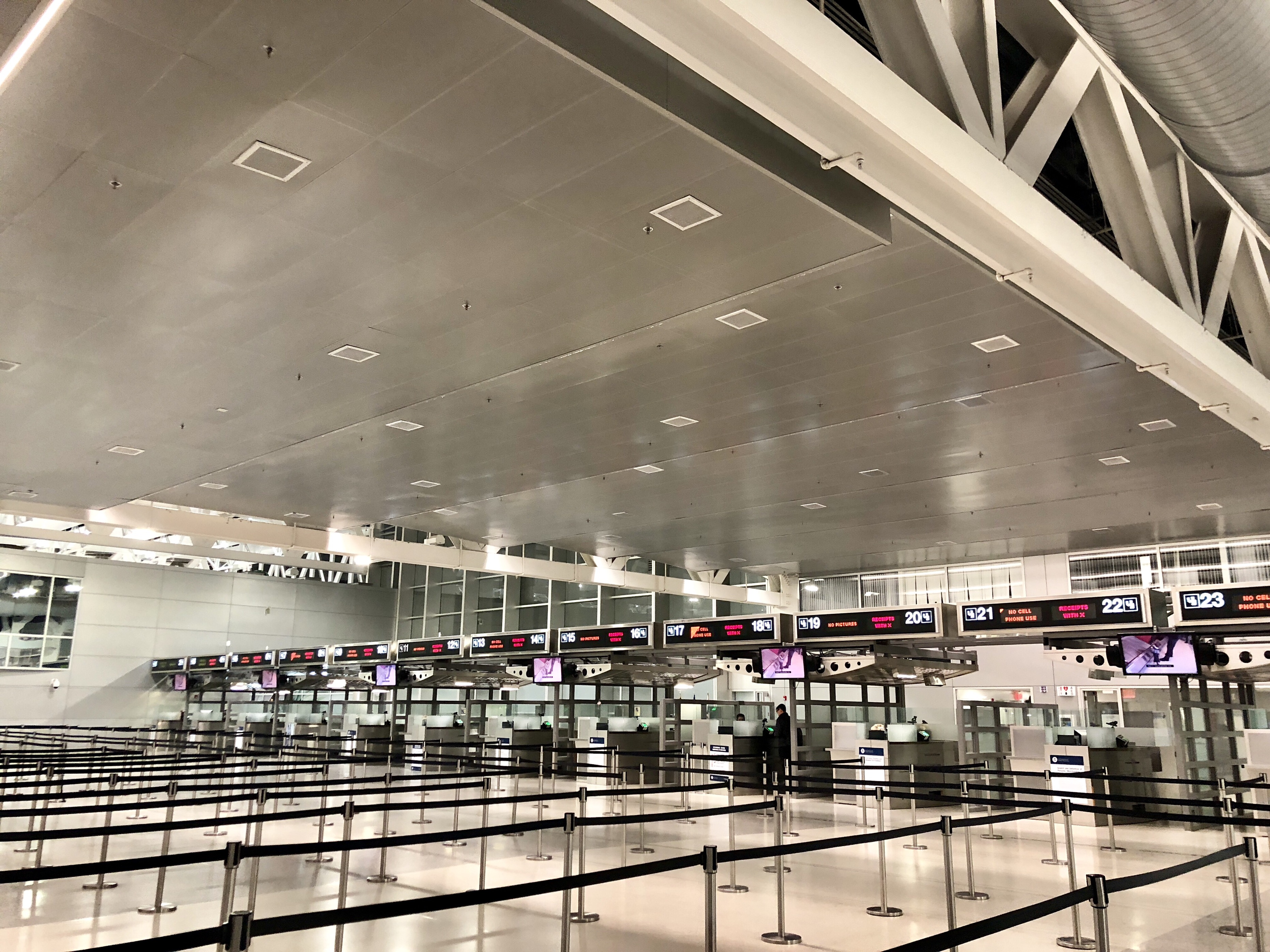 미국 공항 입국심사