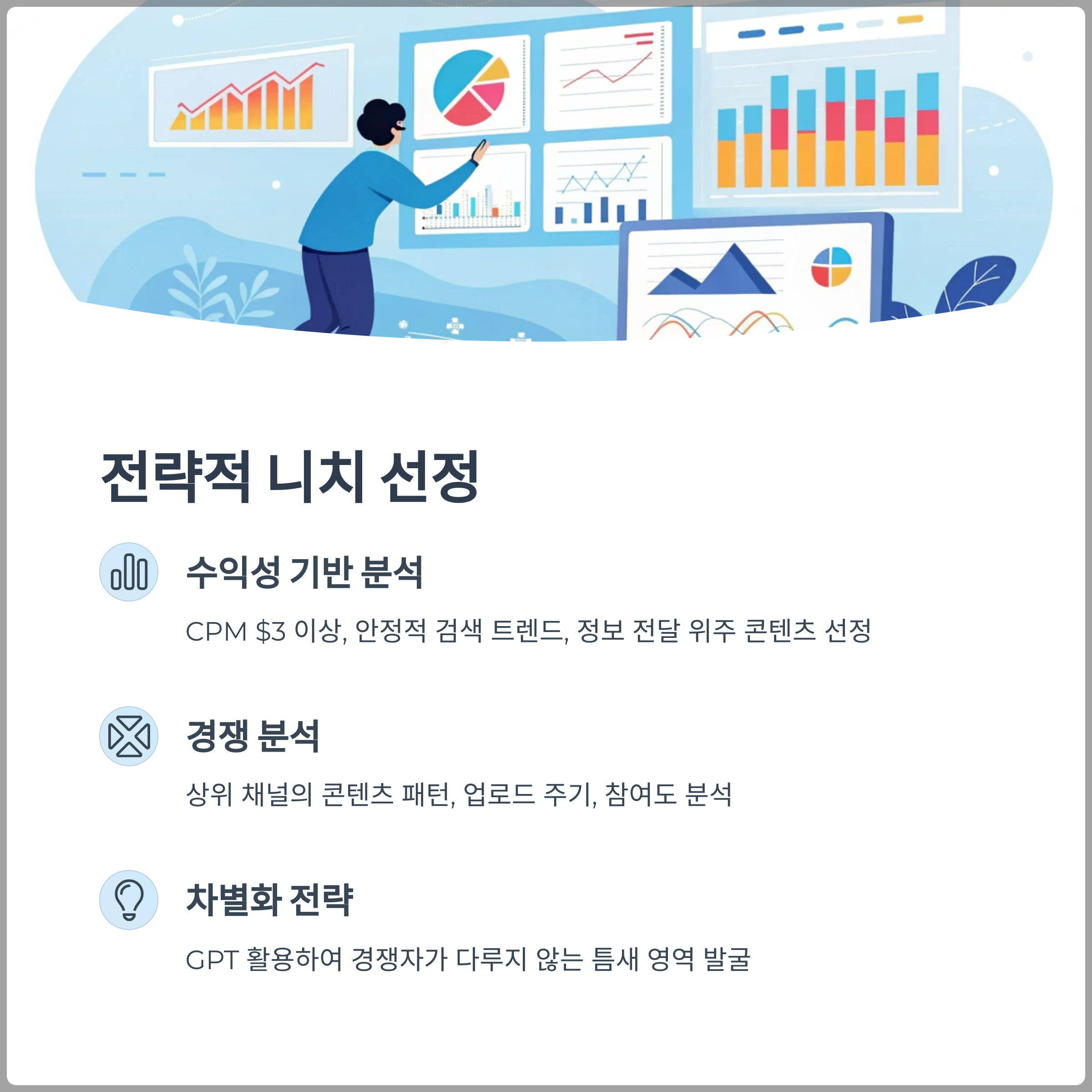 전략적 니치 선정과 시장 분석
