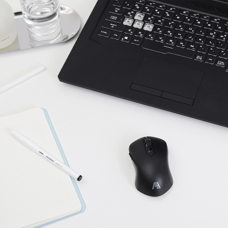 A2 AG0201 6버튼 무선 무소음 양손식 마우스