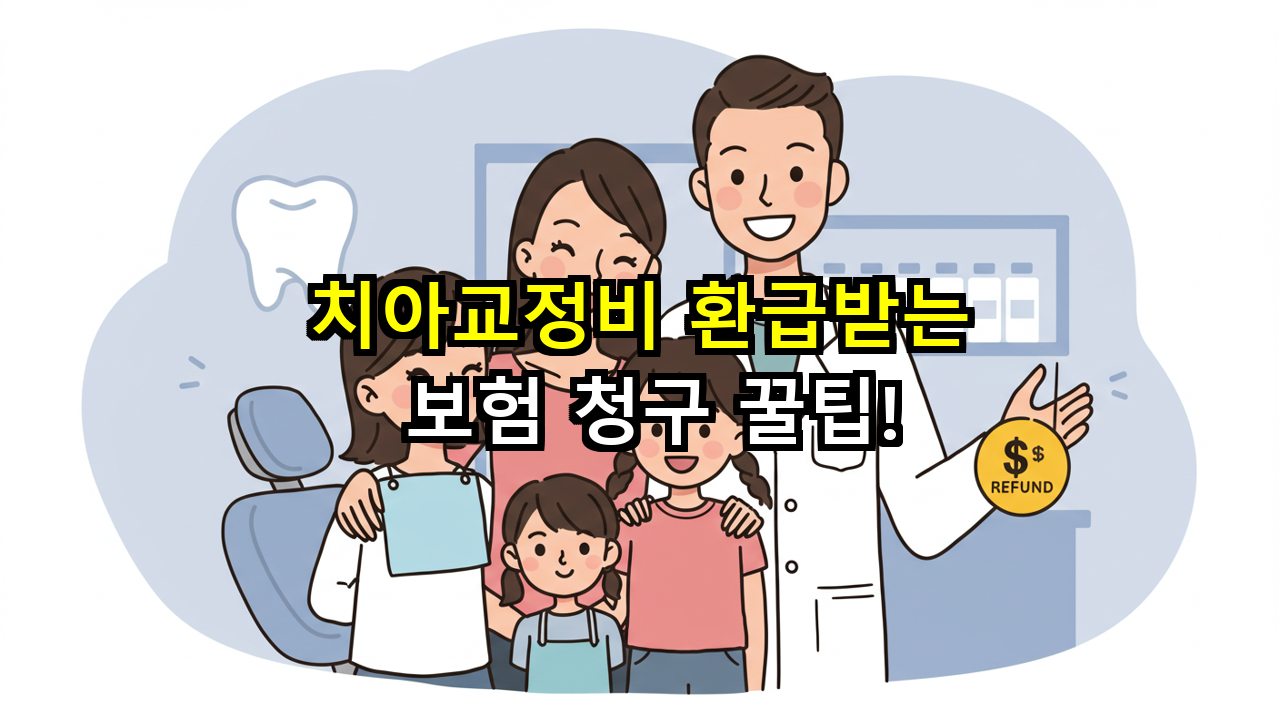 밝게 웃으며 치과에서 교정 상담을 마친 가족