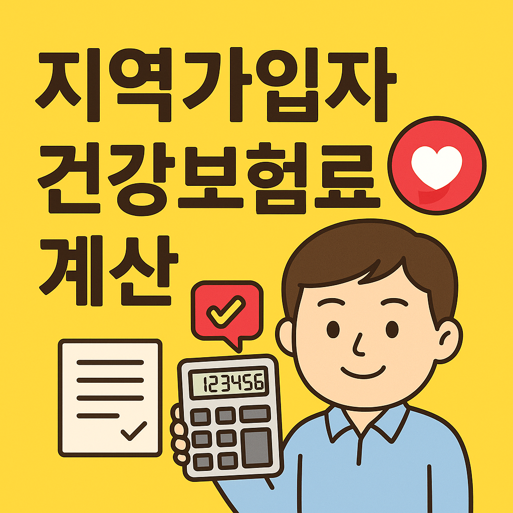 지역가입자 건강보험료 계산
