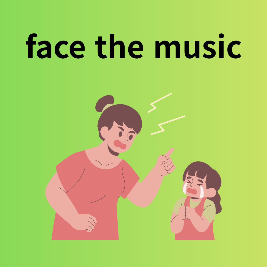 영어 표현 'Face the Music' 뜻, 유래, 예문