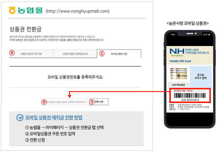 농촌사랑 상품권 사용처 (농협몰 하나로마트 등)