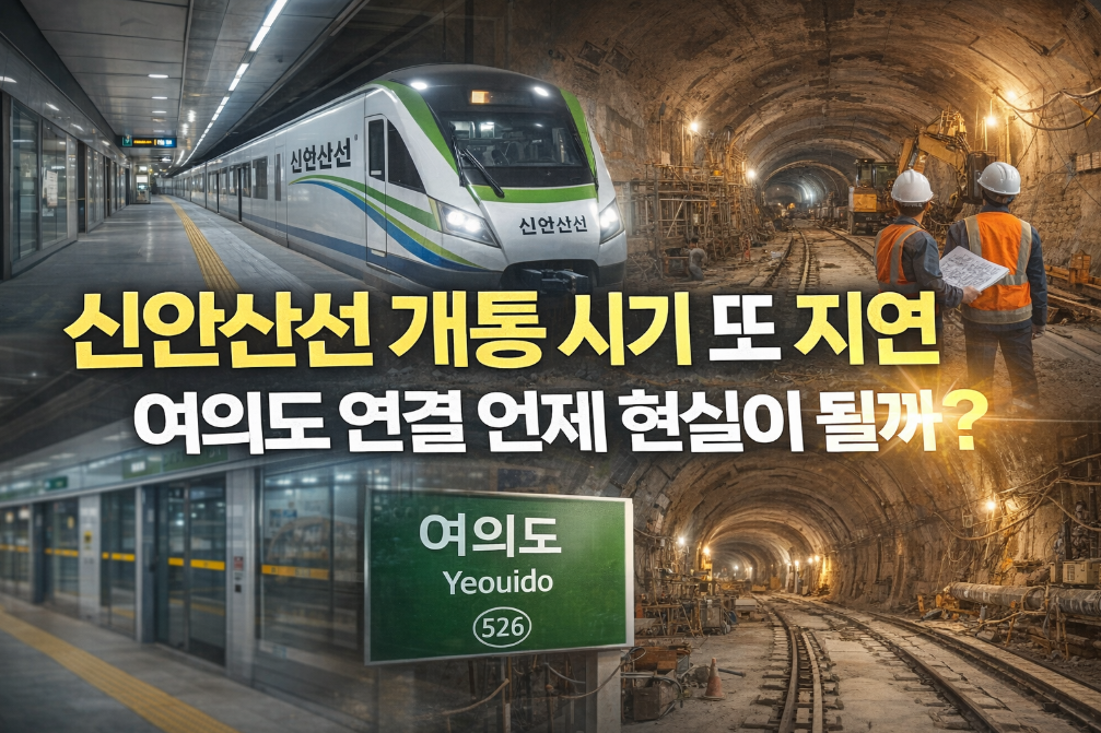신안산선 개통 또 연기, 여의도 연결은 언제?