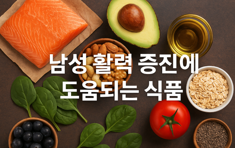 남성 활력 증진에 도움되는 식품 관련 사진