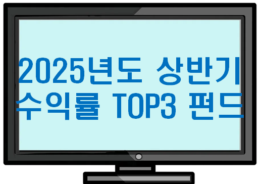 2025년도 상반기 수익률 TOP3 펀드