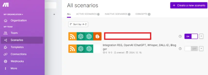 메이크 자동 포스팅