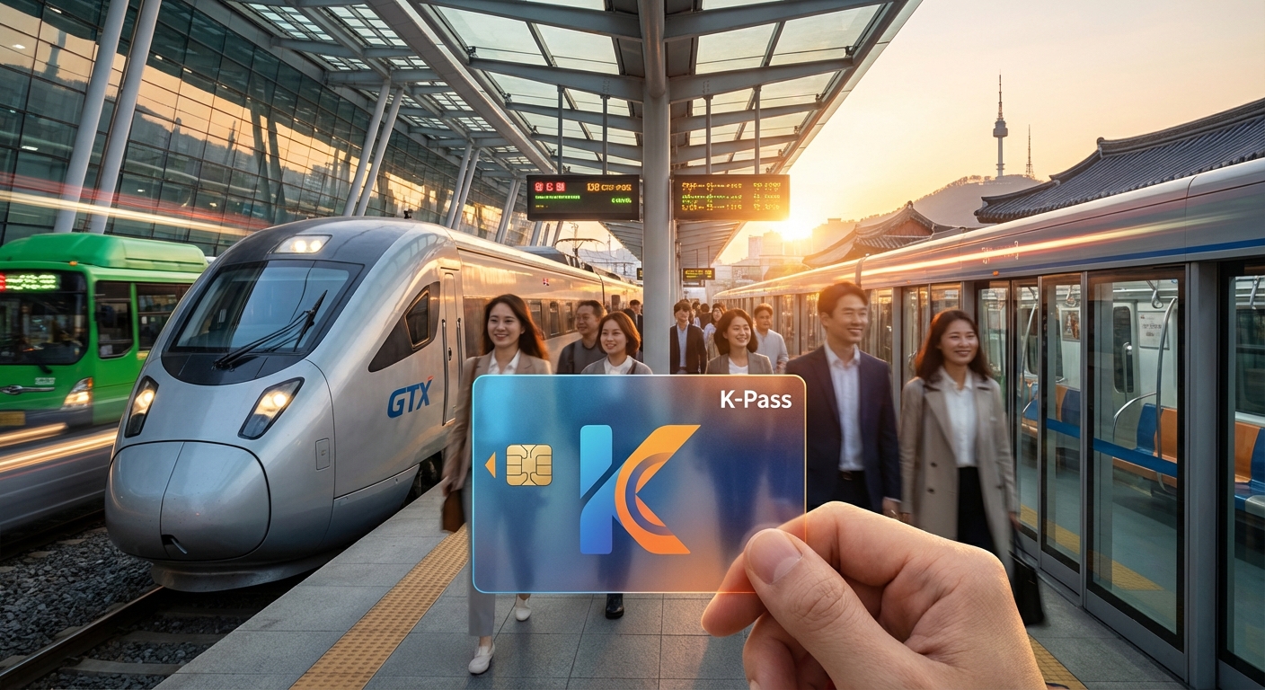K-패스 모두의카드, 다양한 대중교통을 이용하며 교통비 절약하는 모습