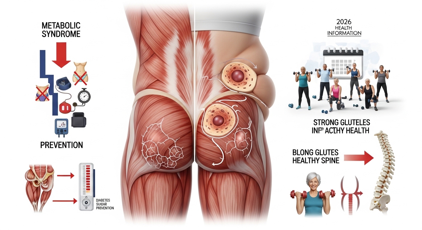 엉덩이 근육이 줄면 건강에 적신호? 성별에 따라 다른 엉덩이 근육의 비밀
