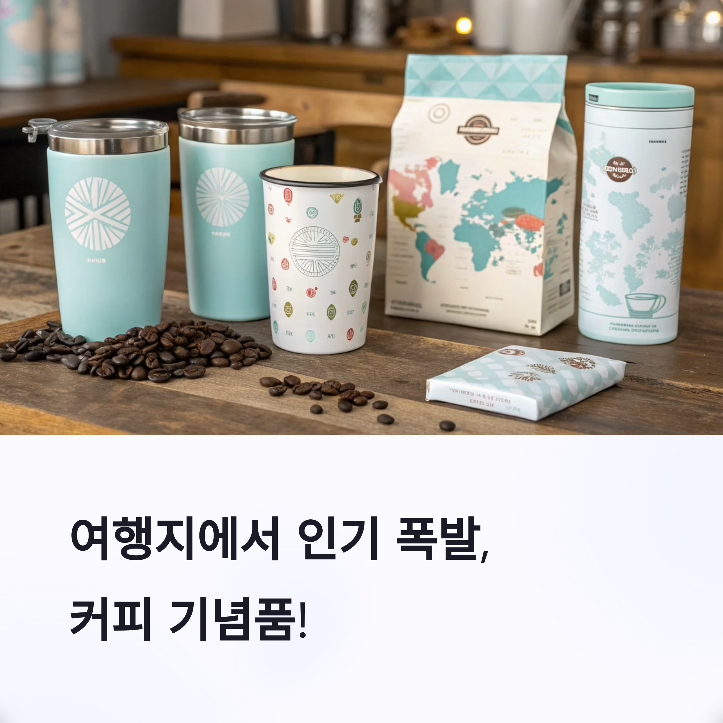 여행지 감성을 담다 커피향 가득한 기념품 베스트