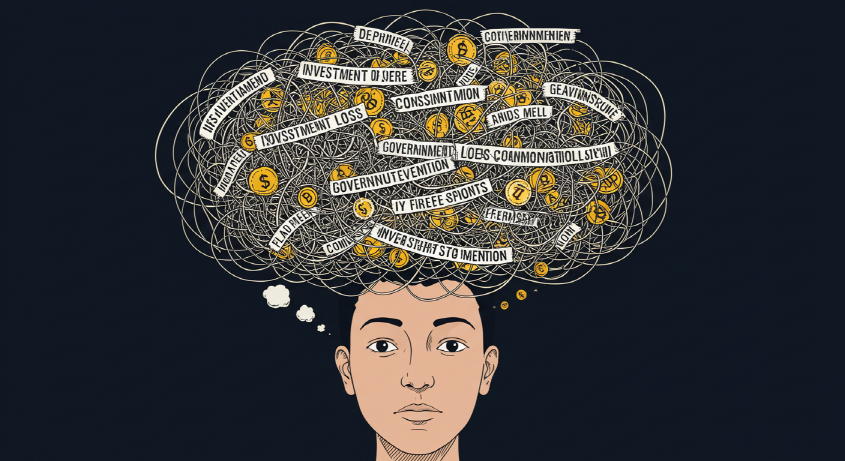 투자 손실 보상, 정부기관 권고 등 사기성 멘트가 머릿속을 맴도는 모습