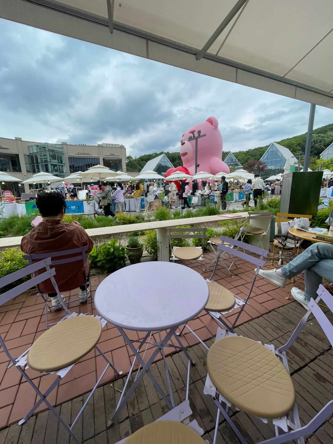 의왕 롯데 프리미엄 아울렛 주차 무료 잔디광장 카페 웁스어데이지