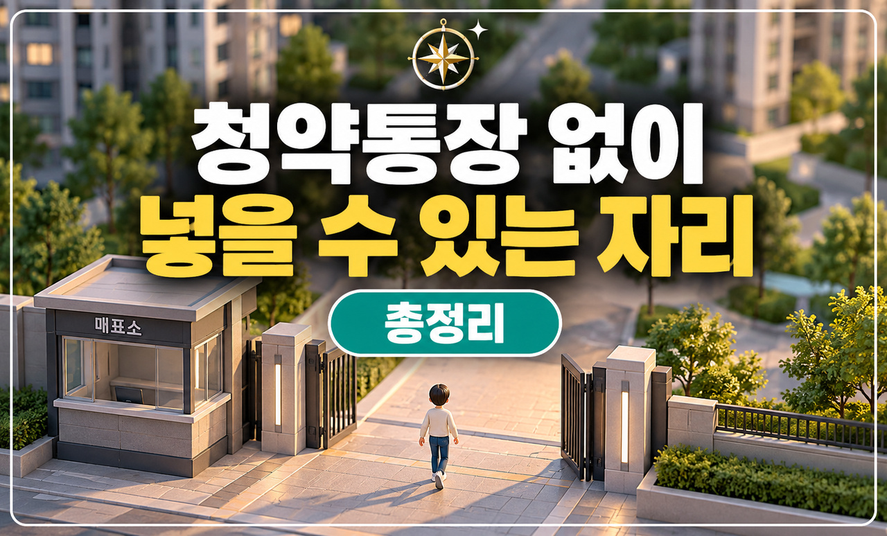 통장 없이 넣는 자리 길잡이