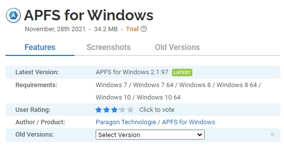 APFS-for-Windows