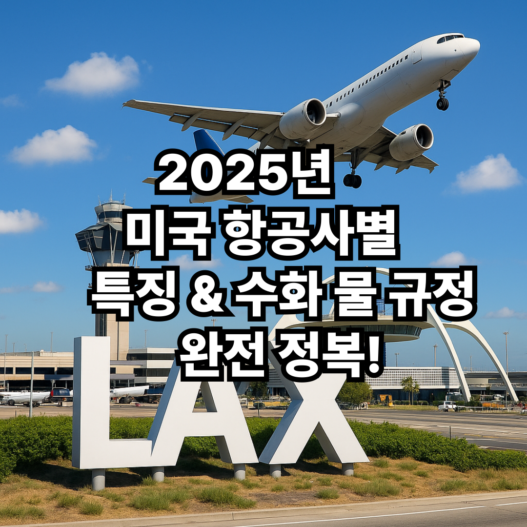 LAX 배경으로 비행기가 나는 이미지