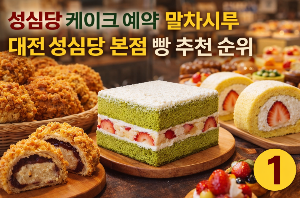 대전 성심당 말차시루 예약부터 빵 추천까지 완벽 가이드