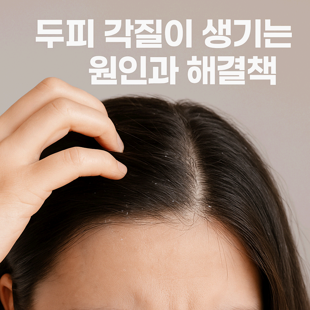 두피 각질이 생기는 원인과 해결책