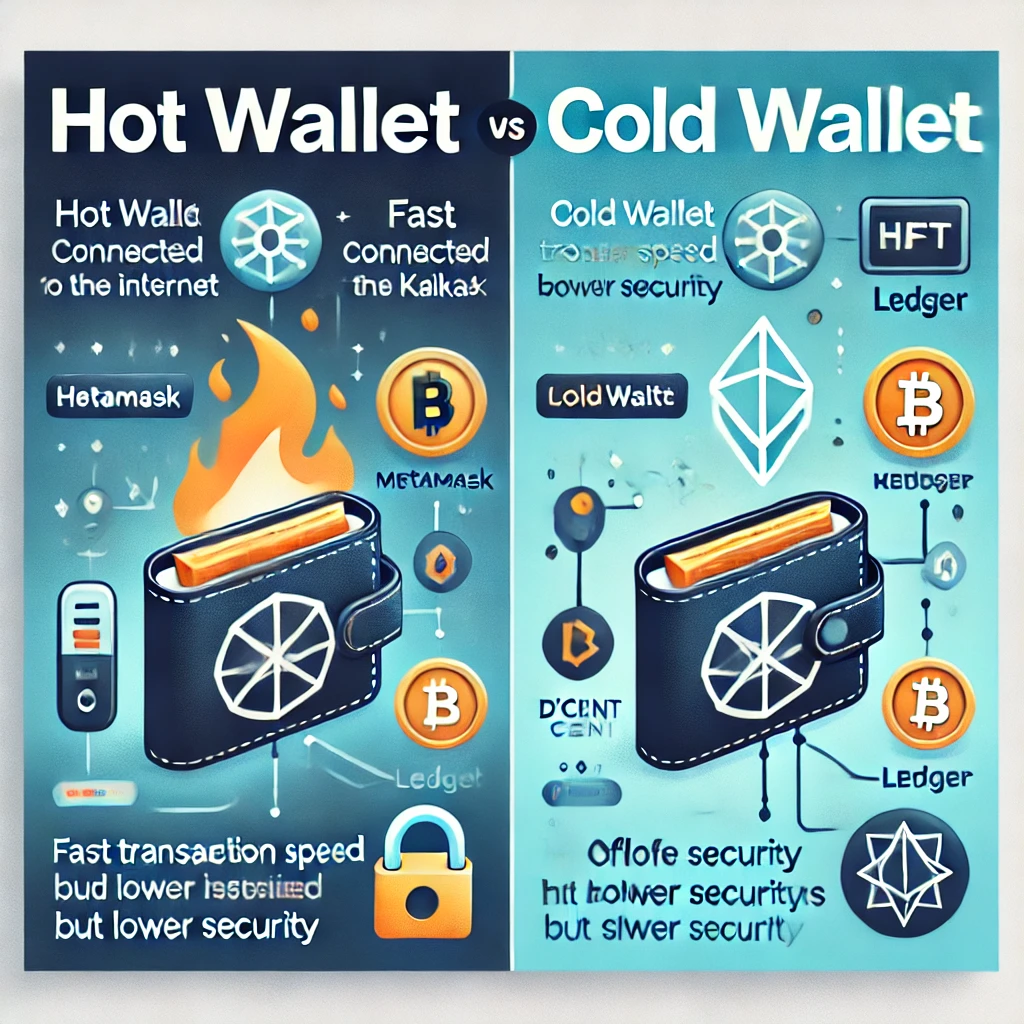 NFT 지갑(Hot Wallet vs Cold Wallet) 비교