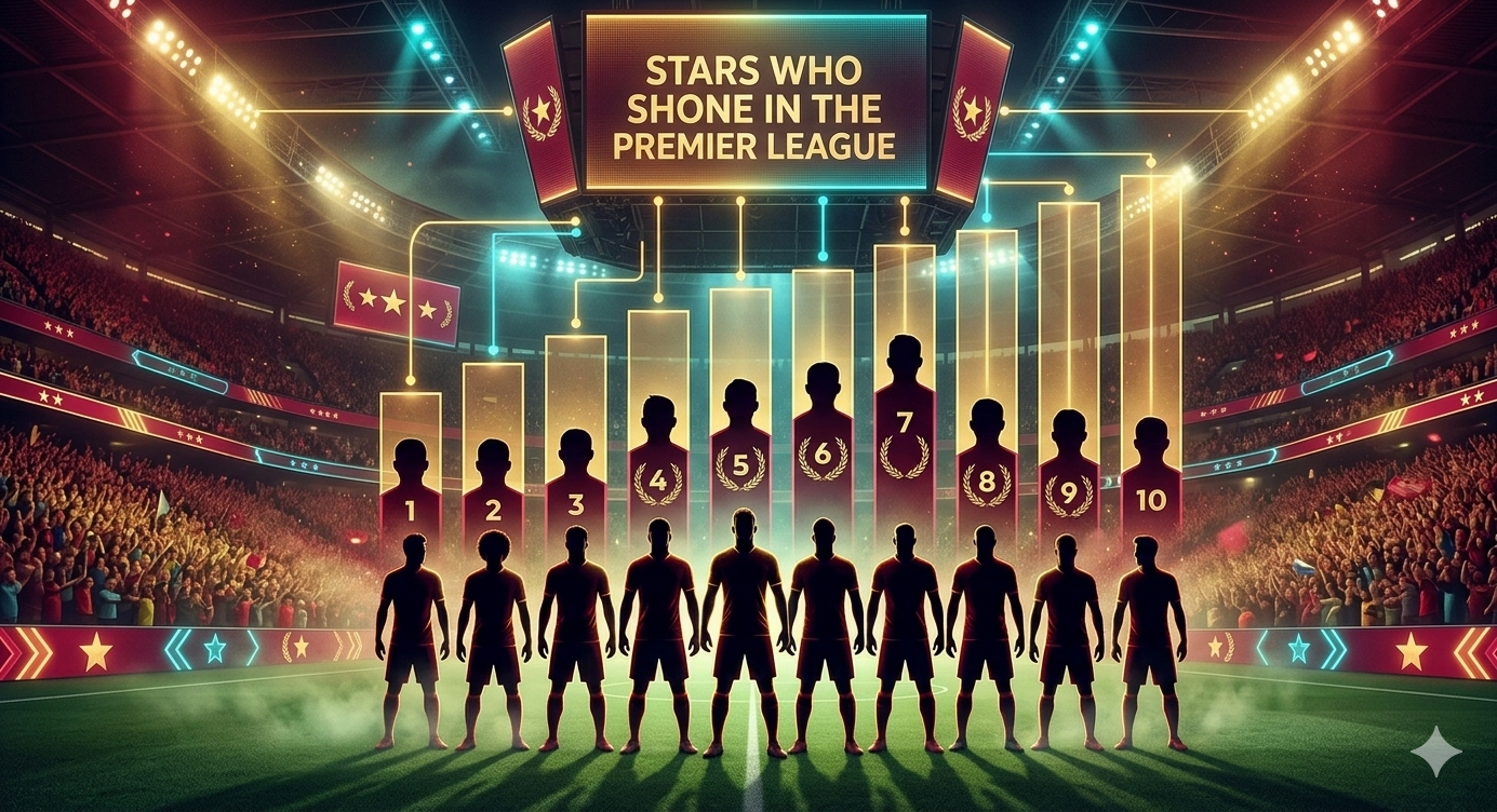 EPL 역사를 만든 전설적인 선수들의 화려한 영광과 역동적인 에너지