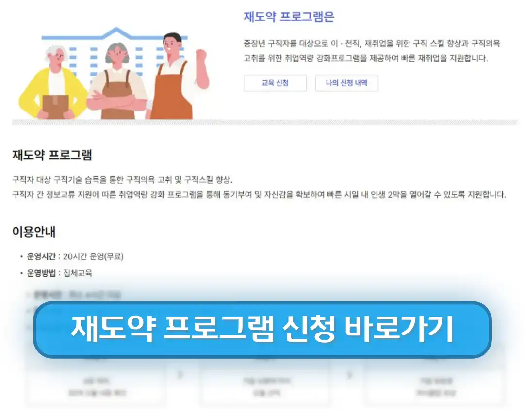 중장년 내일센터신청 방법 (중장년 추천 직업)