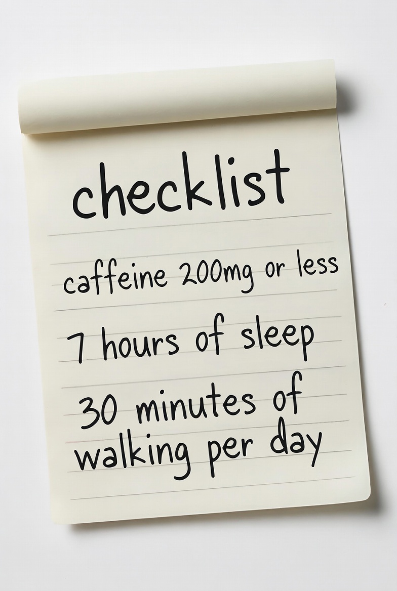 50대 이후 심장 건강을 위한 카페인·수면·운동 체크리스트