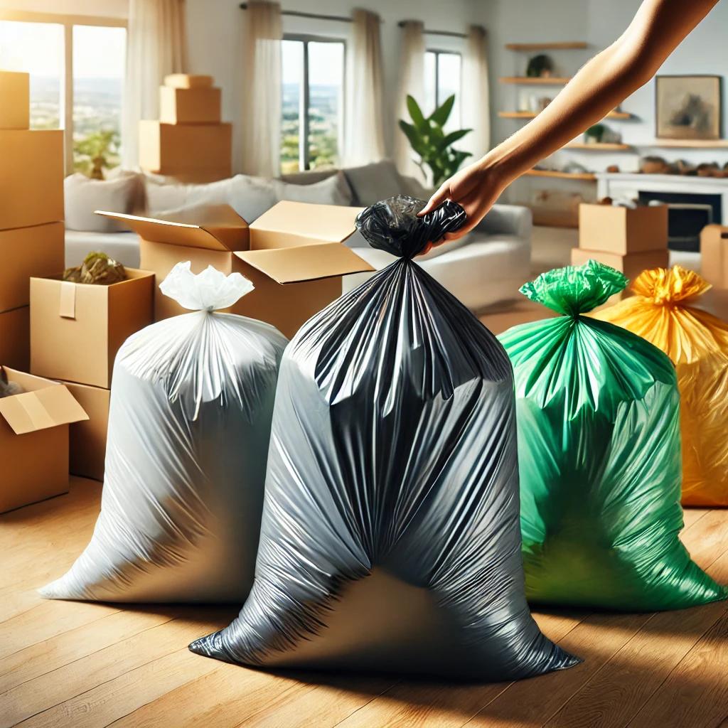 이사 쓰레기봉투 교환