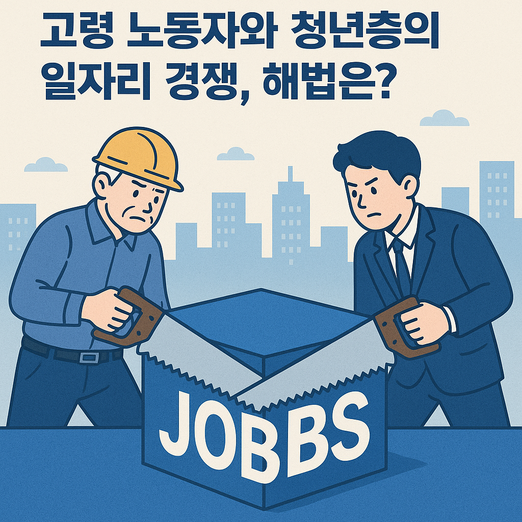 고령 노동자와 청년층의 일자리 경쟁 해법 관련 사진