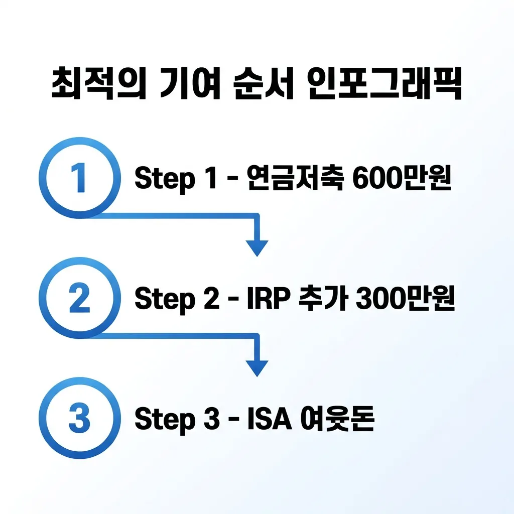 연금저축 IRP ISA 납입 우선순위 황금 순서 절세 전략