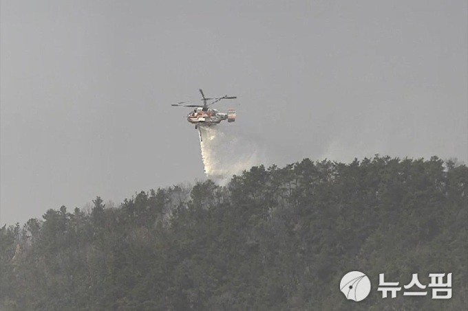 헬기 진화 작업