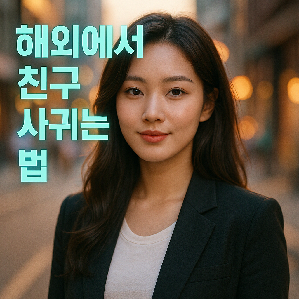 해외에서 친구 사귀는 현실 꿀팁 2025