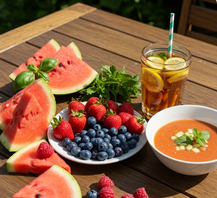 여름철 건강식품 과일