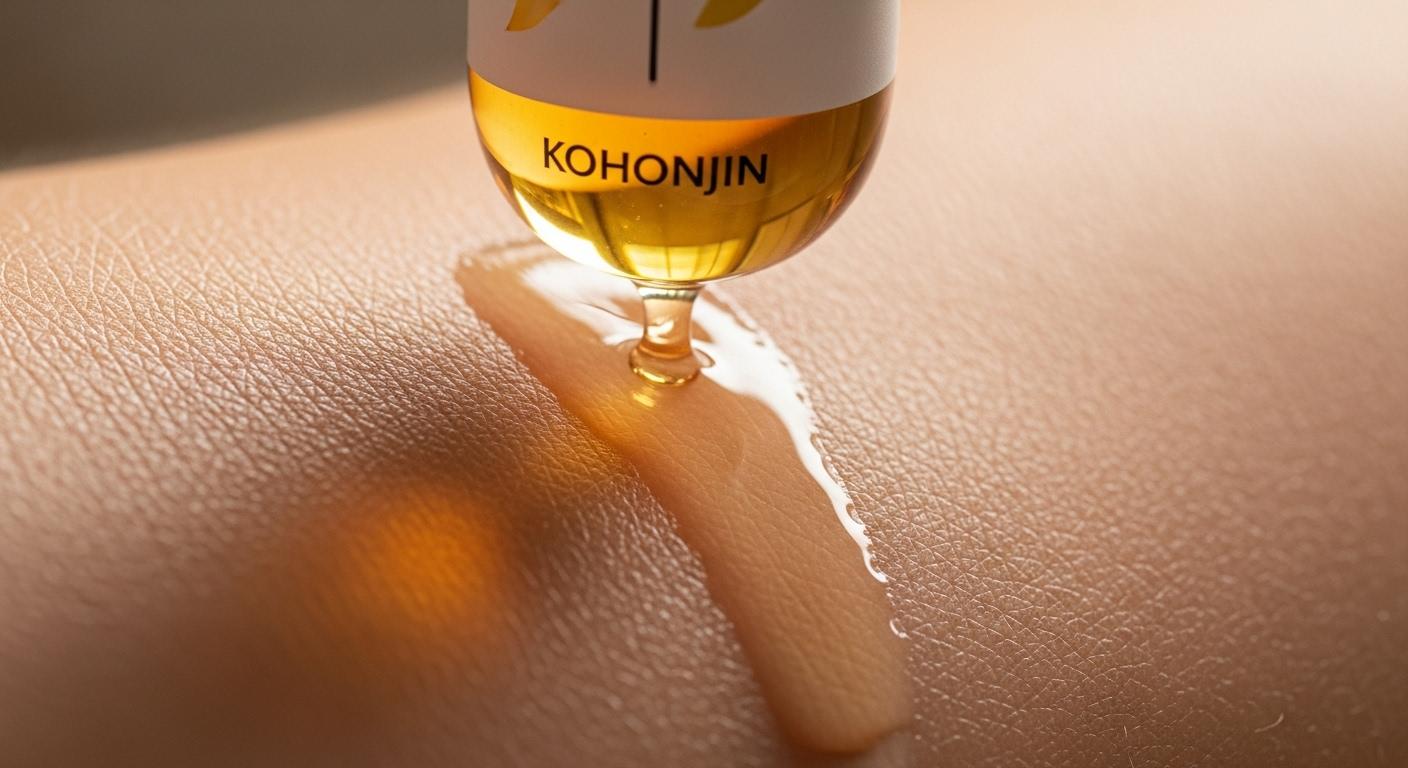 고혼진 피부 흡수