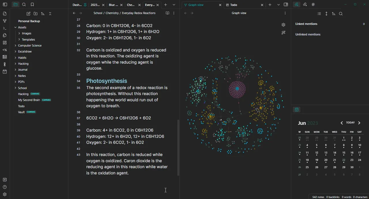 옵시디언 그래프 뷰