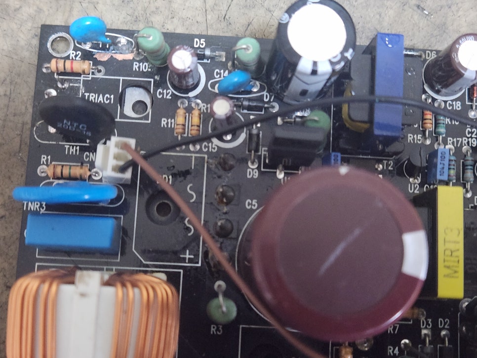 소방수신기파워 Mir Power Unit P400-15L(R05) 전원무감 수리 완료