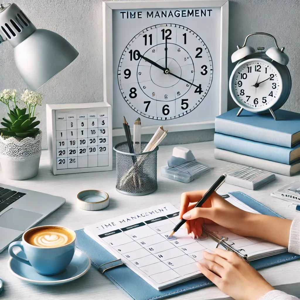 효과적인 시간 관리 방법 시각적 이미지