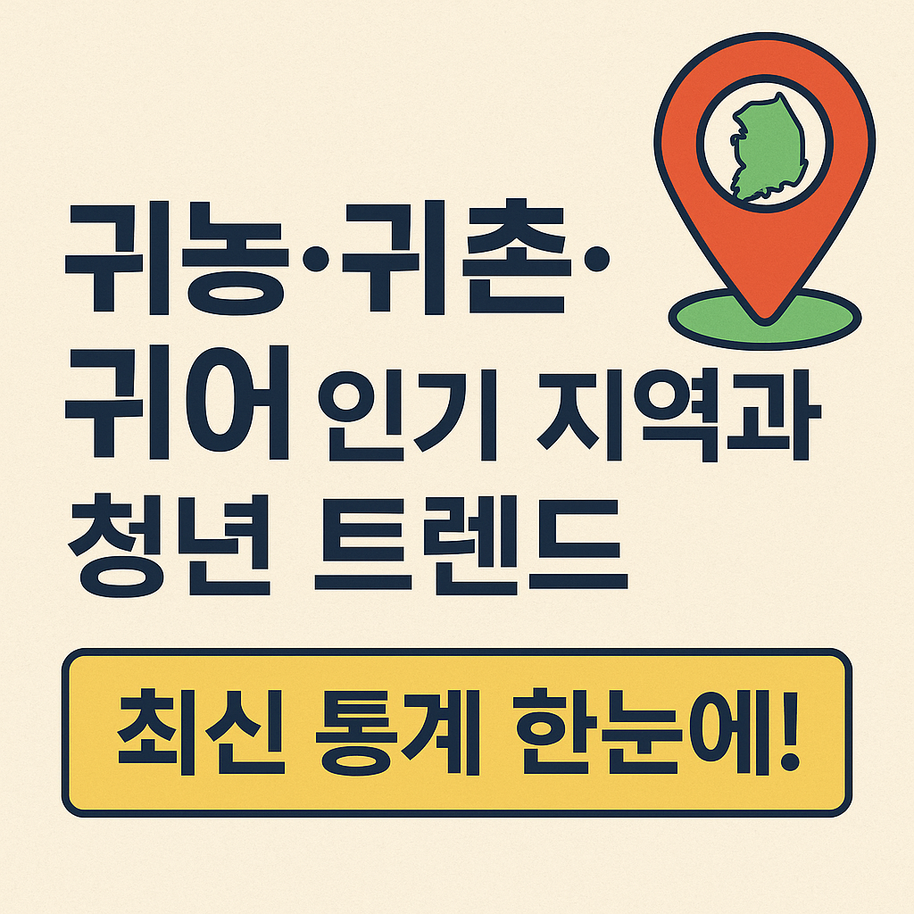 귀농 귀촌 귀어 인기 지역