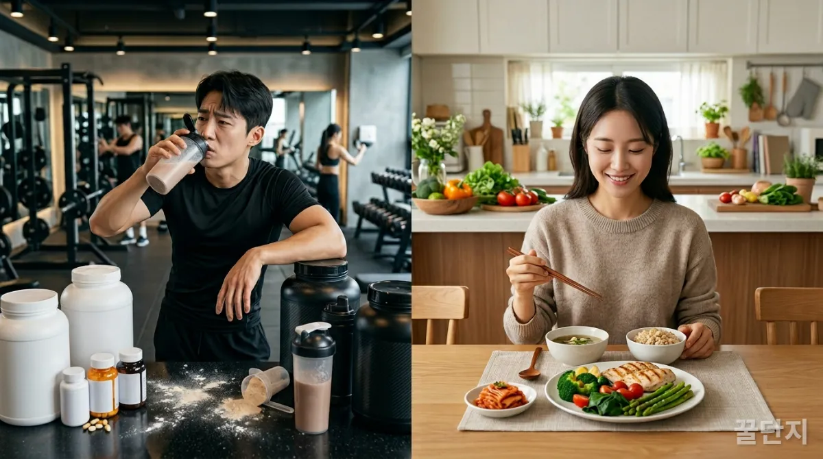 단백질 과다 섭취의 오해와 균형 잡힌 식사의 대비