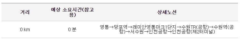 망포역 인천공항 리무진 버스 노선 시간표 요금 예약 방법 4100번