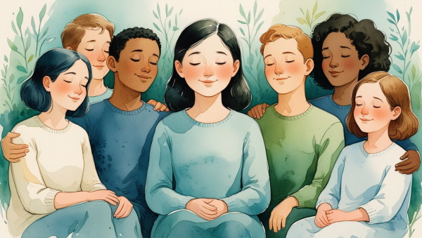 당신은 말을 많이 하지 않아도, 그 존재만으로 위로가 되는 사람입니다에 관한 그림