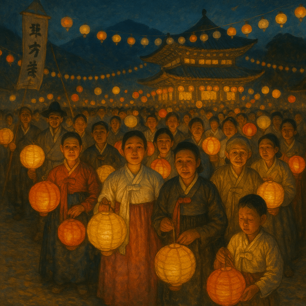 초파일 연등놀이 – 어둠을 밝히던 빛의 축제와 공동의 기도