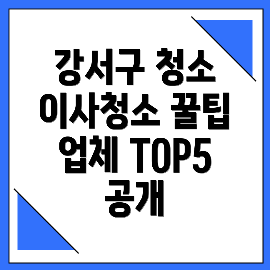 강서구 이사청소
