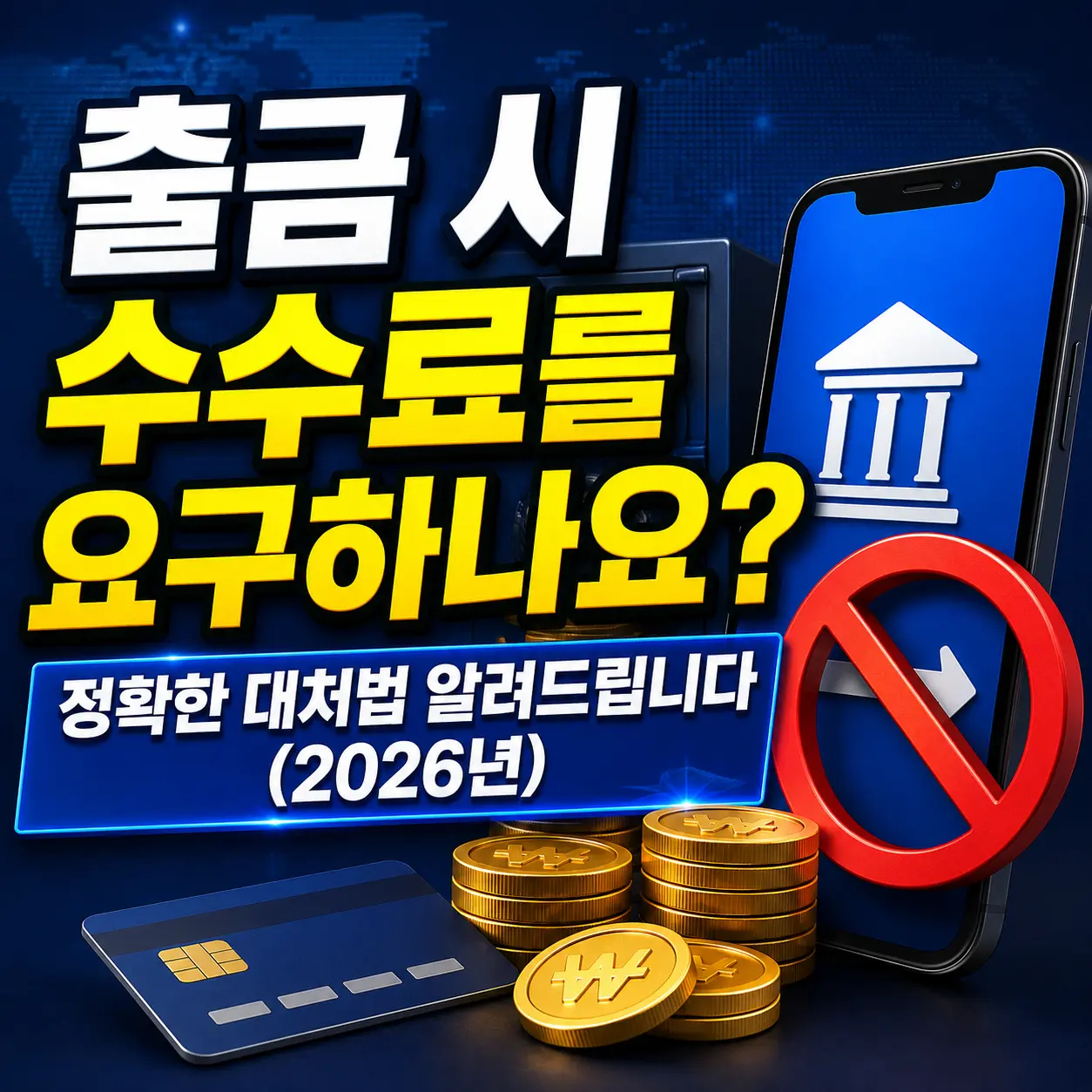 리딩방 프로젝트 투자사기 출금시 수수료 요구 예방 안내 이미지