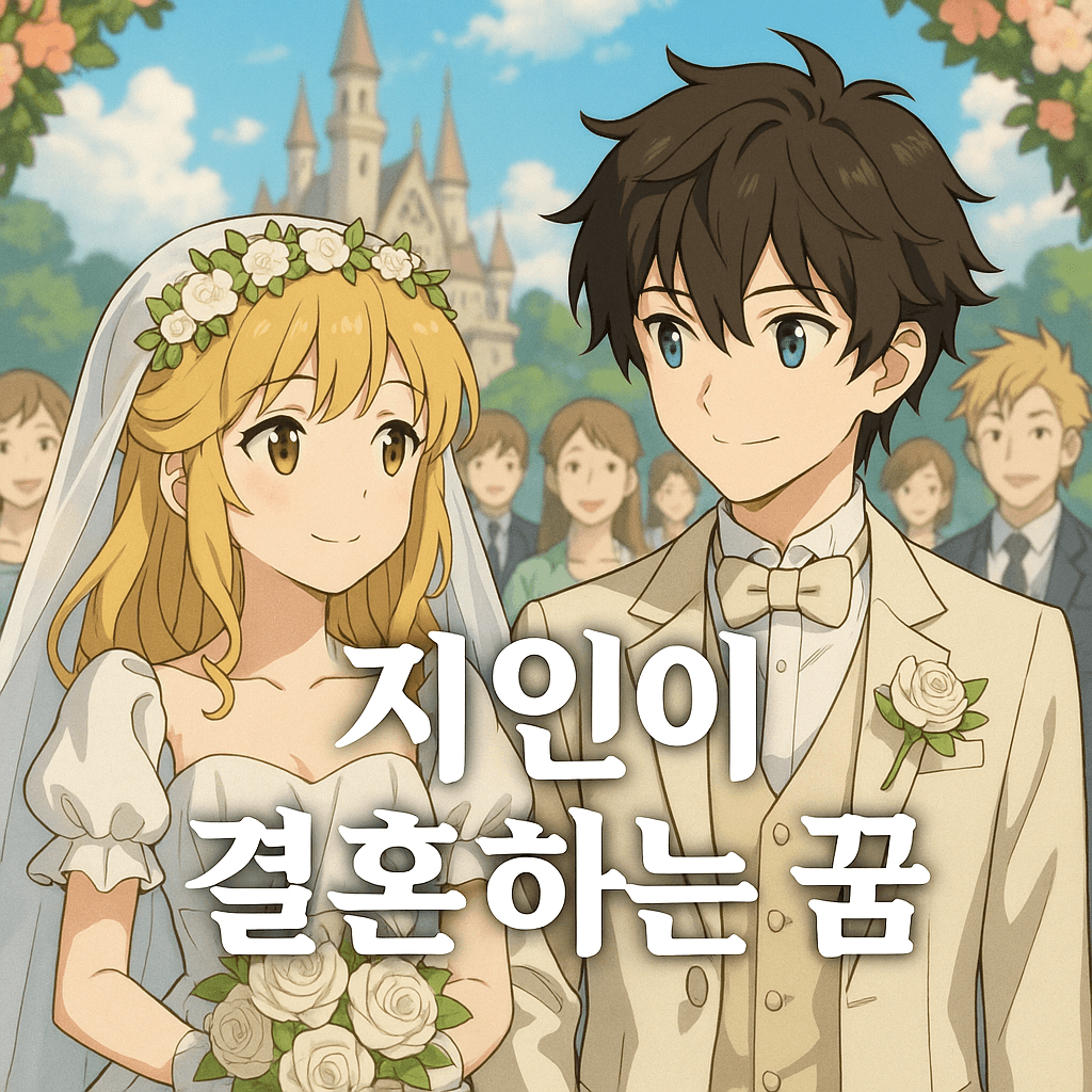 지인이 결혼하는 꿈 해몽
