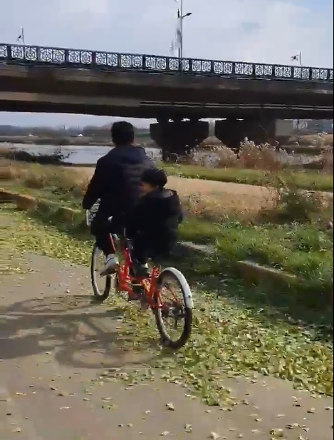 곡교천 세바퀴 ㅋㅋ