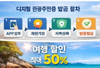 디지털 관광주민증 사용방법