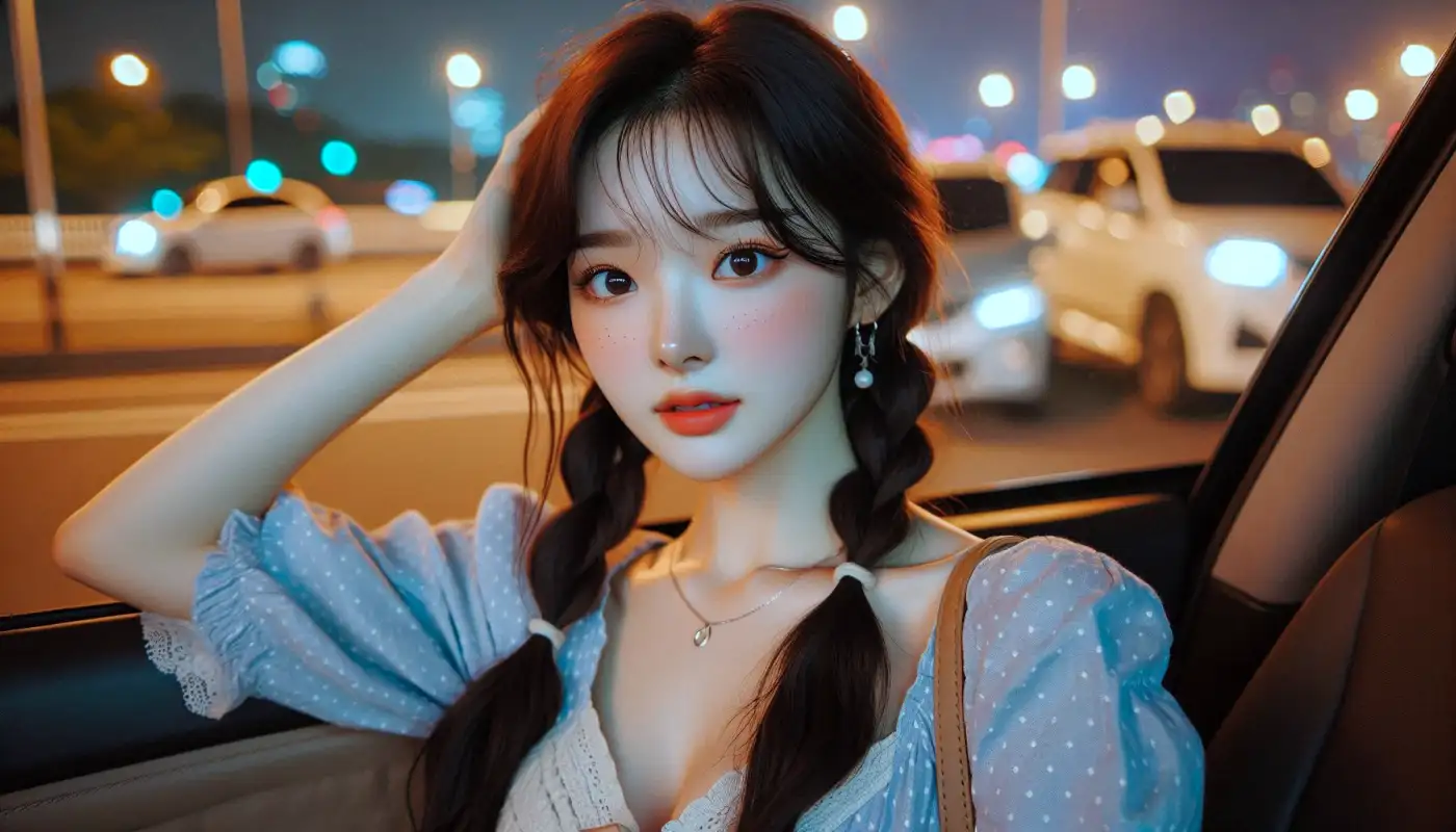 돈키호테-위스키-히비키-하이볼-쇼핑하는-여성의-모습